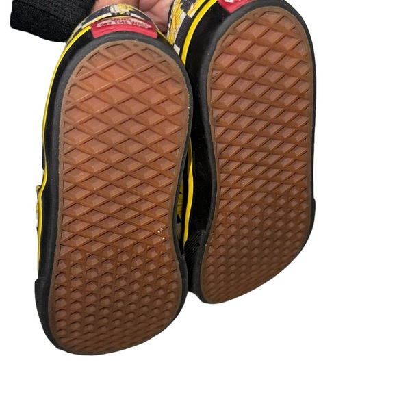 Vans Sunflower Checkered Old Skool Shoes Toddler Lace Up 8.5 - Picture 5 of 5